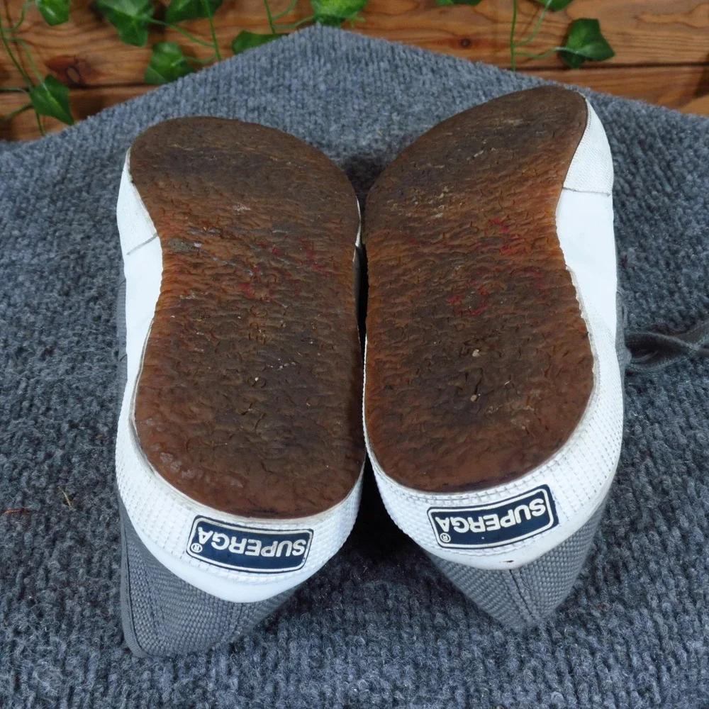 Superga 2750 Cotu‎ Classic Women Sneaker Size 7 Casual Everyday Grey Canvas